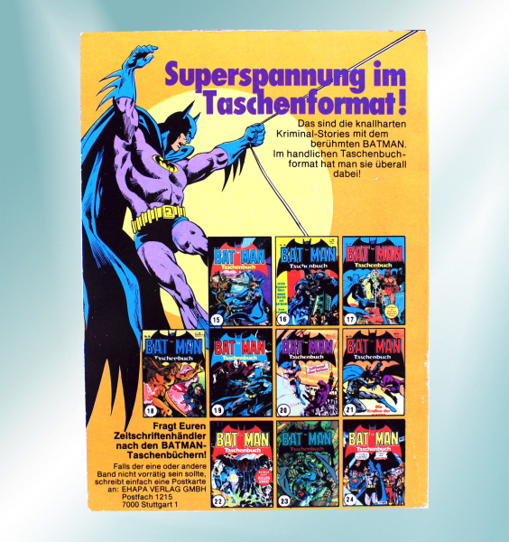 DC Comics Batman Comic Taschenbuch Nr. 25 (1984) von Ehapa